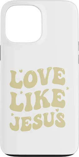Vista 24 de Jesus Loves You, Love Like Jesus, Christian Kindness Case for iPhone 17