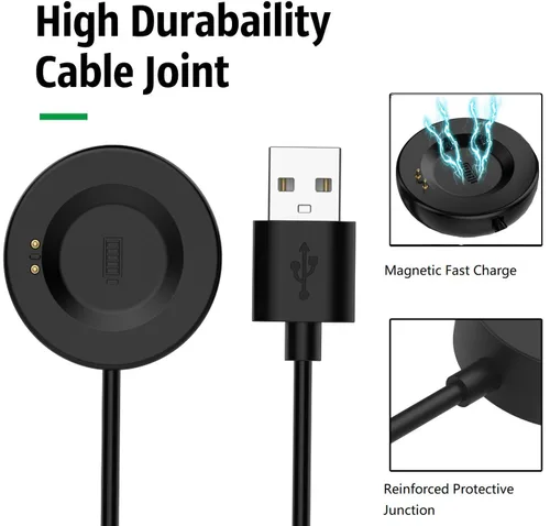 Vista 4 de Cable de carga compatible con iTouch Air 4/iTouch Air 3/iTouch Sport 4/iTouch Sport 3/iTouch Sport/Explorer 3 Smartwatch, cable de carga USB