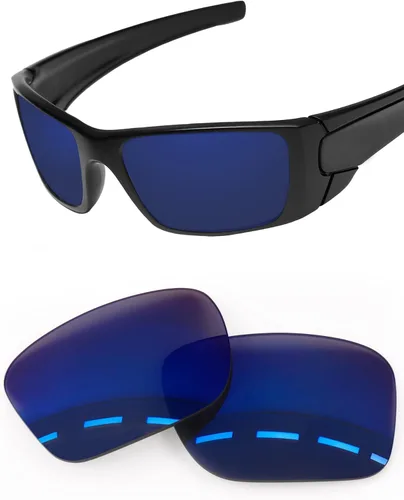Vista 16 de 1.6MM Polarized Replacement Lenses for Oakley Fuel Cell OO9096 Sunglasses Iridium negro - Policarbonato polarizado