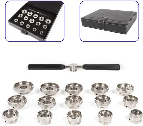 Vista 4 de 15 troqueles de apertura de caja de reloj, compatible con Breitling Watch Removal Tool Kit de abridor de EE. UU, Moderno