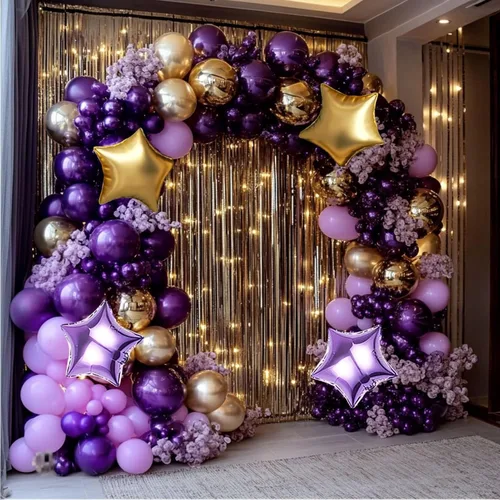Vista 26 de Decoraciones de fiesta de regreso a clases, kit de arco de guirnalda de globos arcoíris con globos de aluminio de manzana para graduación, primer