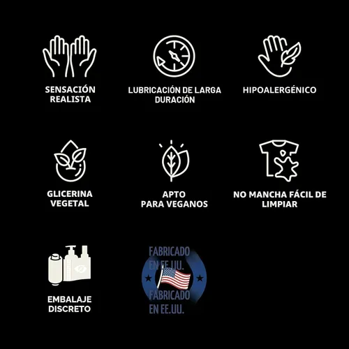Vista 5 de XESSO Cum Lube, lubricante blanco cremoso a base de agua, 4 onzas líquidas, gel grueso hipoalergénico sin perfume para mujeres, hombres y parejas.