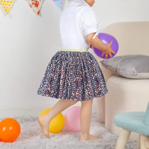 Vista 3 de KEREDA Falda tutú en capas para bebés y niñas de 1 a 8 años