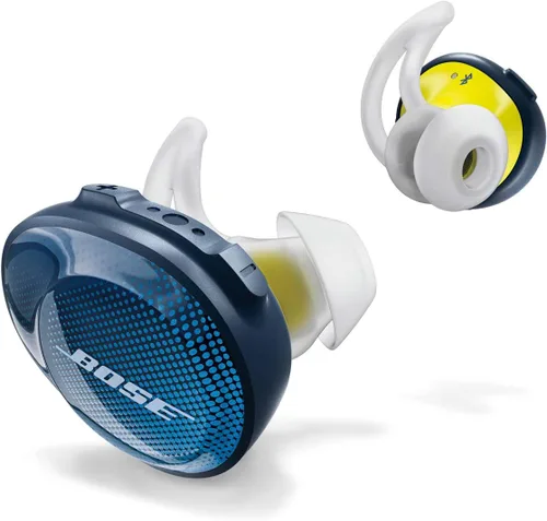 Vista 4 de Bose SoundSport Free, Audífonos Inalámbricos Verdaderos, (Auriculares Bluetooth Resistentes al Sudor para Entrenamientos y Deportes), Azul