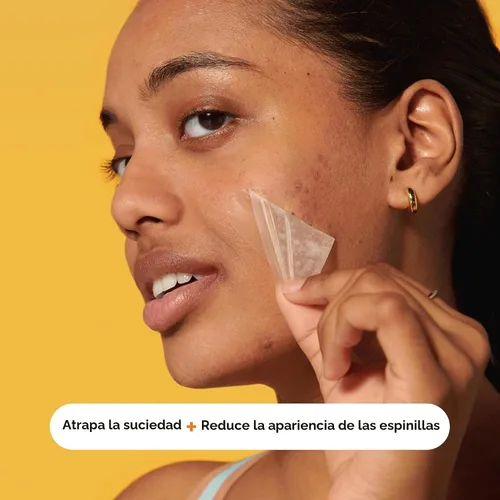 Vista 4 de Hero Cosmetics Mighty Patch™ Parche Facial - Mascarilla Facial Hidrocoloide XL para Acné, 5 Parches Grandes para Espinillas para Brotes de Granos