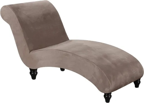 Vista 15 de FantasDecor Fundas de terciopelo de lujo para sala de estar, funda elástica para tumbona, ultra suave, lavable a máquina, color negro