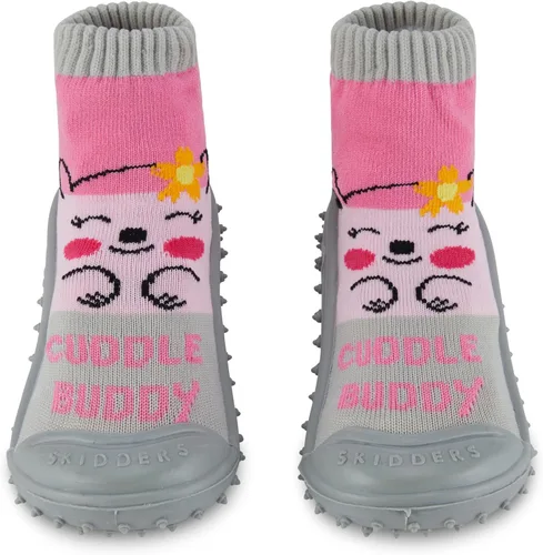 Vista 2 de Pantuflas antideslizantes para bebés niños y niñas Calcetines antideslizantes para bebés Zapatillas de casa para niños pequeños de primera calidad