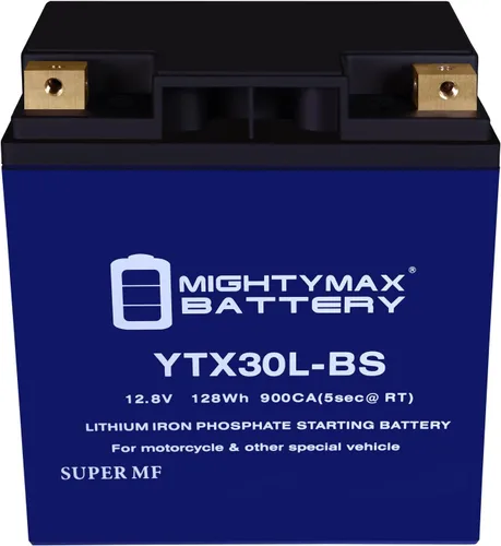 Vista 3 de Mighty Max Battery YTX30L-BS - Batería de repuesto de litio compatible con Power-Sonic PIX30L-BS