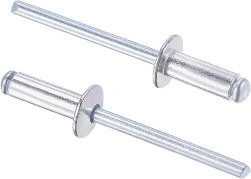 Vista 17 de uxcell Remaches ciegos, remaches de aluminio para tirar, 60 piezas tono plateado