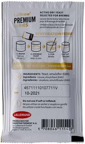 Vista 3 de Voss Kveik Ale Levadura - 0.39 oz (Paquete de 5)