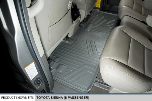 Vista 4 de MAXLINER - Juego de alfombrillas de 2 filas para Toyota Sienna 2013-2020