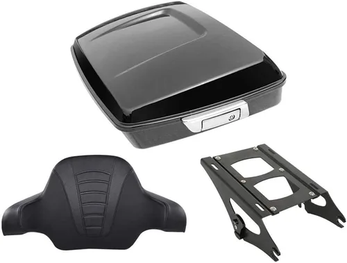 Vista 7 de Kit de Equipaje de Maletero Recortado Negro Vívido + Almohadilla de Respaldo Envolvente + Bastidor de Montaje de Maletero + Forros Compatible