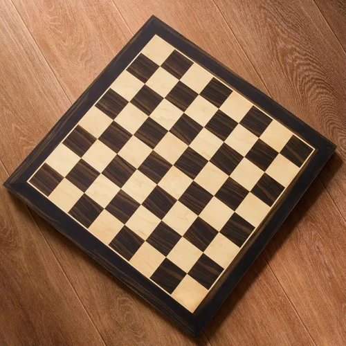 Vista 8 de BIVOMON Tablero de ajedrez de madera de 21.25'', tablero de ajedrez de torneo profesional con cuadrados de 2.2'', juegos de tablero de ajedrez