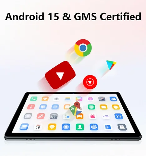 Vista 2 de ECOPAD Tablet de 10.1 pulgadas, tabletas Android 15 de 12 GB (4+8) de RAM / 64 GB de ROM / expansión de tarjeta SD de 1 TB, pantalla táctil IPS HD