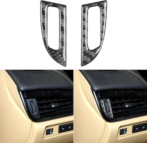 Vista 9 de NVCNX Fibra de Carbono Premium Real para Automóvil, Caja de Almacenamiento del Reposabrazos de la Consola Central, Tira Pegatina Calcomanía