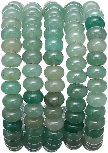 Vista 46 de BEADIA Cuentas de piedra natural africana de turquesa faceted rondelle 3x4mm semipreciosas sueltas para hacer joyas 38cm
