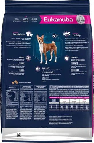Vista 3 de Eukanuba Adult Small Bites, comida seca para perro en bolsa de 4.5 lb