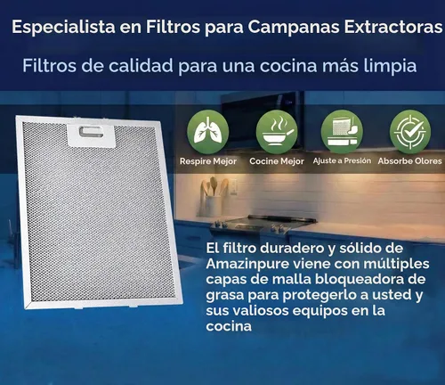 Vista 5 de W10169961A - Filtro de grasa para campana extractora (10.5 x 12 pulgadas)