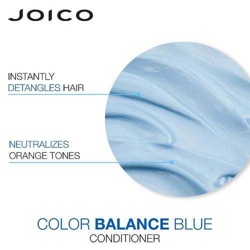 Vista 7 de Joico Champú y acondicionador de color azul Para cabello castaño aclarado Elimina los tonos naranja cobrizo Aumenta la vitalidad