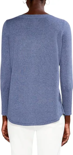 Vista 3 de NIC+ZOE Suéter Vital con cuello bote para mujer