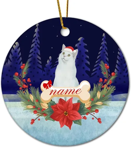 Vista 12 de Wolf Sable Pomeranian Ornaments Personalized Dog Ornament Custom Christmas Pet Ornament Pet Remembrance Keepsake Dog Memorial Gift 3" Pet Keepsake