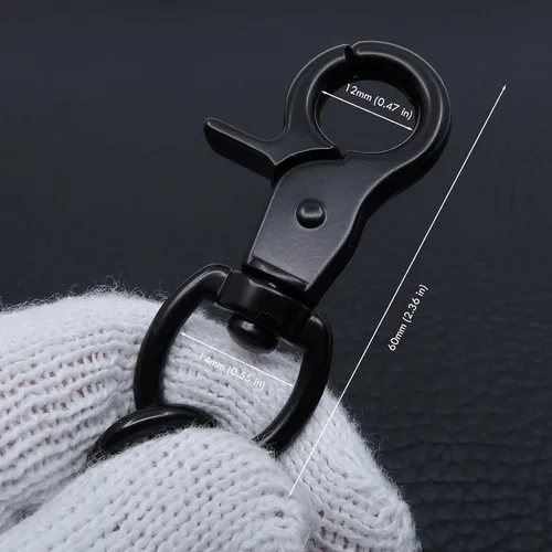 Vista 7 de newtro Cadena de cartera resistente para hombres, mujeres, niños y niñas, pantalones de motociclista, pantalones de motociclista, llavero gótico