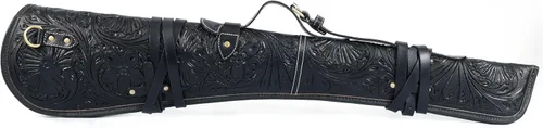 Vista 3 de Funda para rifle de 33 pulgadas, fundas suaves para escopeta - Fundas de cuero genuino para rifle y escopeta, accesorios de caza, funda de pistola