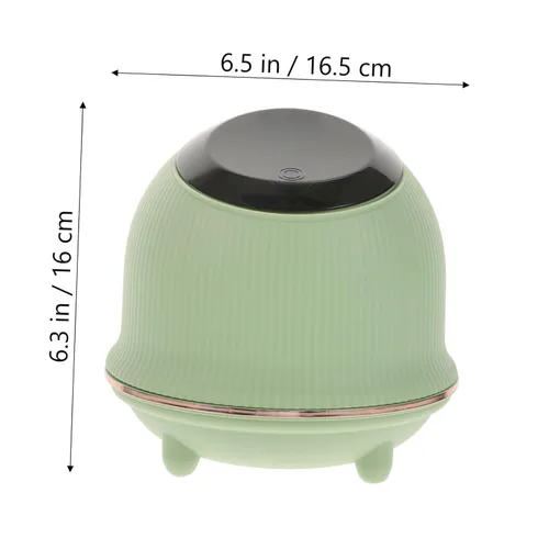 Vista 7 de Amosfun Mini bote de basura con tapa, compacto para escritorio, cocina, baño, dormitorio