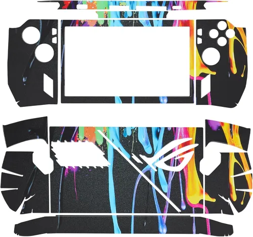 Vista 2 de Calcomanía protectora para ROG Ally, calcomanías personalizadas para ROG Ally Gaming Handheld, 2023 nueva calcomanía para consola
