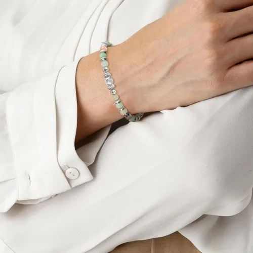 Vista 5 de Pulseras inspiradoras de regalo para mujeres de cumpleaños pulseras de cuentas de piedra natural curativa Thinking of You Get Well Soon, regalos