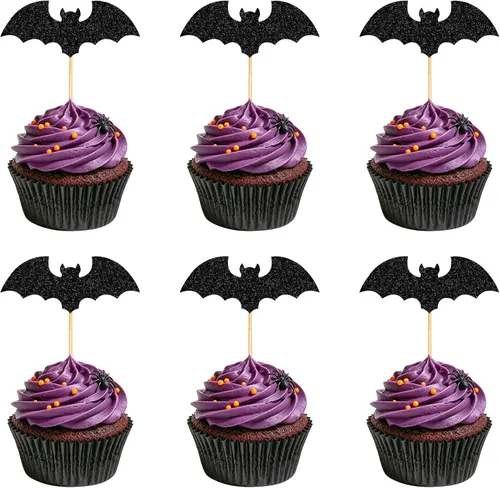 Vista 19 de 40 piezas de decoración de dinosaurios para cupcakes de cumpleaños de dinosaurios, decoraciones de pastel de dinosaurio para temática