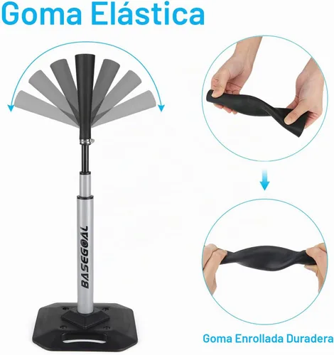 Vista 2 de BaseGoal Copa de goma básica de repuesto para camiseta de bateo