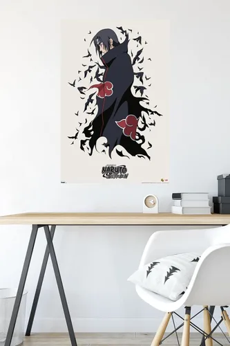 Vista 4 de Trends International Naruto - Póster de pared Itachi, 22.375" x 34", versión sin marco