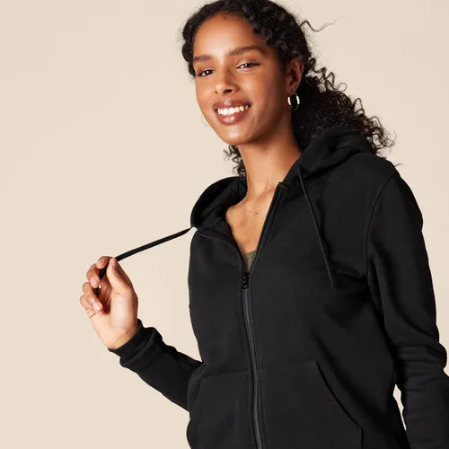 Vista 4 de Tienda Essentials Sudadera con capucha y cremallera completa para mujer (disponible en tallas extragrandes)