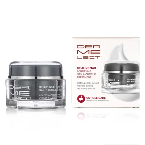 Vista 7 de Dermelect Rejuvenail - Crema fortalecedora para uñas y cutículas, crema de cuidado para cutículas secas dañadas con péptidos, manteca de karité