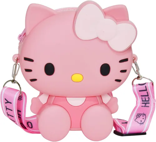 Vista 6 de Kawaii Crossbody Handbag with Adjustable Shoulder Strap, Zipper Cute Mini Anime Coin Wallet