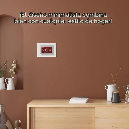 Vista 7 de ANTOBLE THP2400A1027W - Placa trasera de placa de pared para termostato, color blanco, compatible con termostato Honeywell 1 Paquete