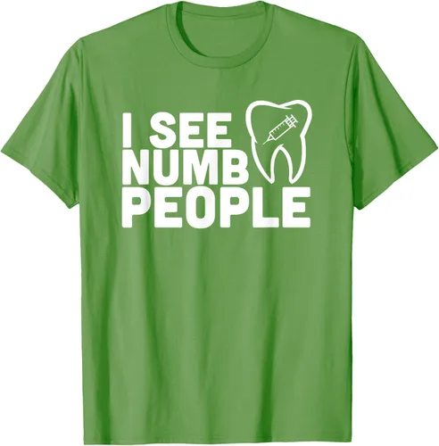 Vista 16 de I see Numb People - Camiseta de regalo para dentista dental, Negro, S