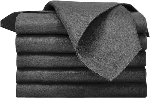 Vista 9 de Paño de limpieza mágico grueso, paño de limpieza de microfibra reutilizable, sin rayas, multiusos, no raya, para cocina, ventanas, espejo, vidrio, 10