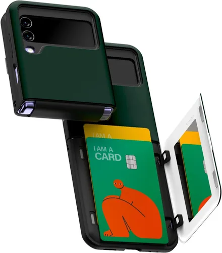 Vista 16 de GOOSPERY Parachoques magnético para puerta compatible con Galaxy Note 10, estuche tipo billetera con tarjetero, cierre automático por iman, funda