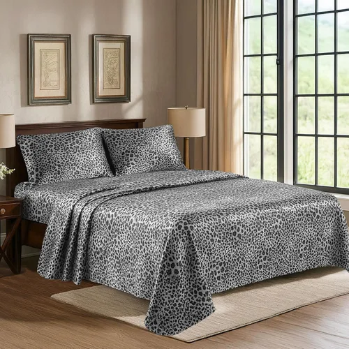 Vista 21 de Pure Bedding Sábanas de satén de lujo para cama individual de hotel, juego de sábanas de microfibra extra suave de 1800, resistente a las arrugas, a