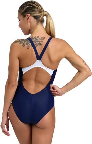 Vista 2 de ARENA Feel - Traje de baño elástico de una pieza con espalda en V para mujer