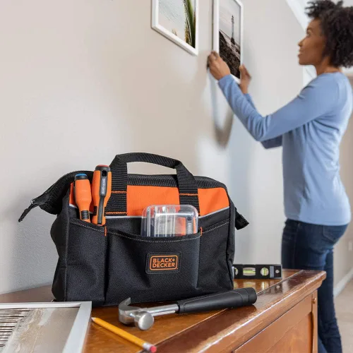 Vista 13 de BLACK+DECKER Bolsa de herramientas, 16 pulgadas (BDST500002APB)