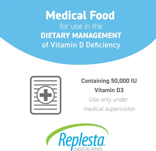 Vista 3 de Replesta - Colecalciferol de vitamina D3 de 50,000 UI para deficiencia de vitamina D, oblea masticable una vez a la semana, sin OMG, sabor a naranja