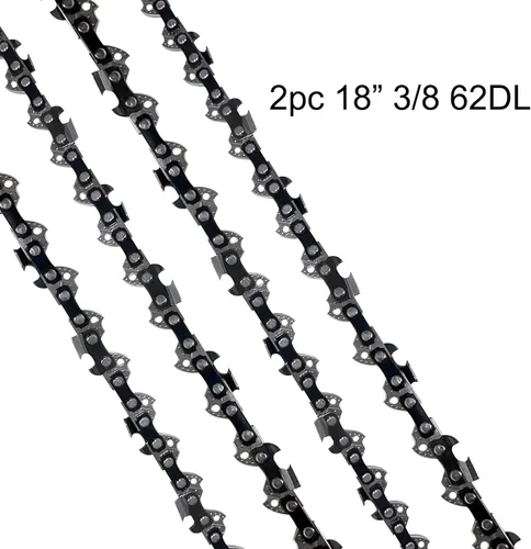 Vista 5 de Cadena de motosierra de 18 pulgadas para CRAFTSMAN S180 S1800 S185 42-cc de 2 ciclos y 18 pulgadas, modelo #CMXGSAMY42N8 CMXGSAMCX4218 CMXGSAMY421S