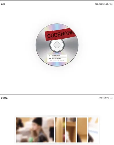 Vista 4 de JYP Ent. [DVD] ITZY - Codename : Secret ITZY Behind DVD PHOTOBOOK Package+Extra Photocards Set (KTMCD0882)