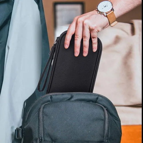 Vista 7 de Bolsa de Accesorios Electrónicos / Estuche Organizador Electrónico, Bolsa de Almacenamiento de Accesorios Electrónicos Pequeños Duradera para Varios