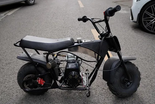 Vista 4 de Etapa 2 Kit colector curvo de carreras de rendimiento deslizante tubo de admisión Carb para Lifan 79cc 105cc Motor, Phatmoto Gas Bike, Monster Mega