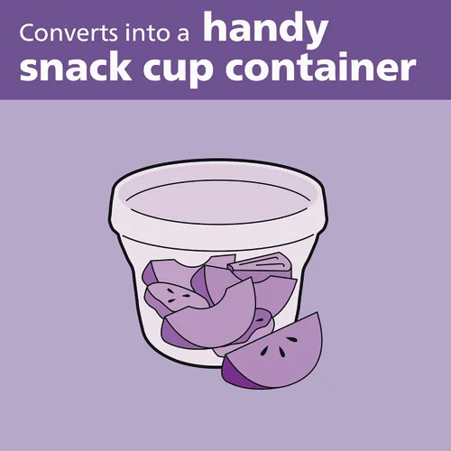 Vista 5 de Philips AVENT Dispensador de fórmula en polvo y taza para snacks, gris