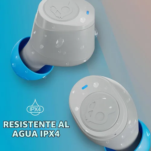 Vista 6 de Skullcandy Jib True 2 Auriculares Inalámbricos Inalámbricos Bluetooth Gris claro/azul